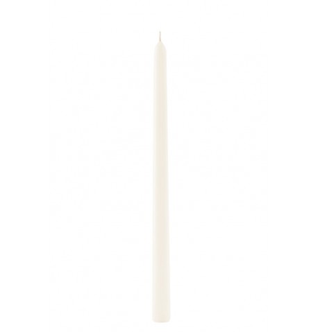 Festivitré Set 2 Bougies Flambeau Blanc Nacre 30cm