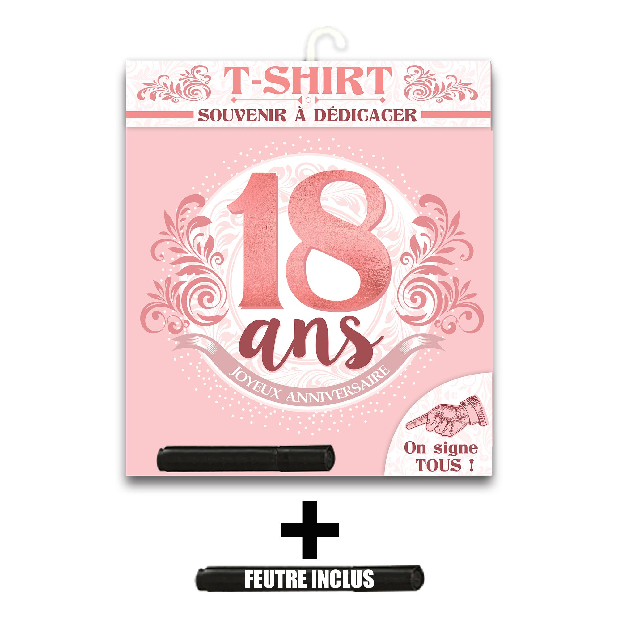 T-SHIRT ANNIVERSAIRE FEMME 18ANS - Festivitré