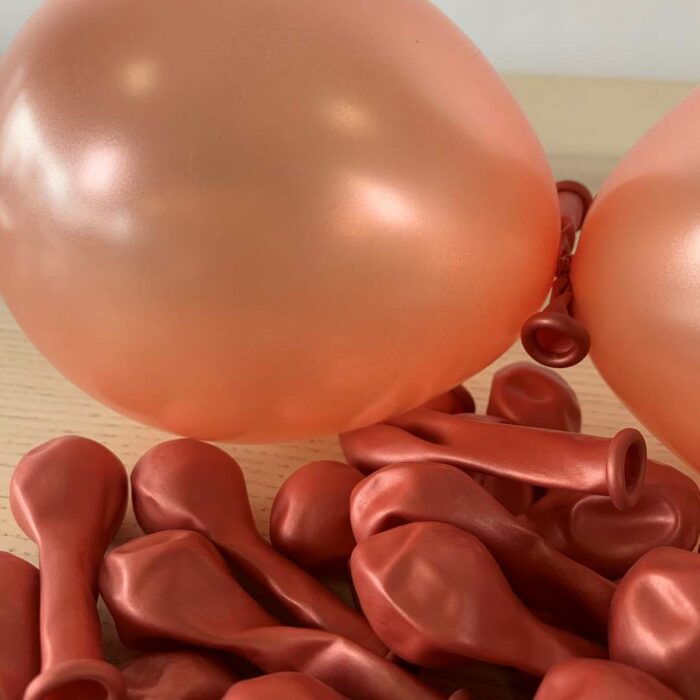 Festivitre Cluster Ballons Metal Rose Gold 13cm