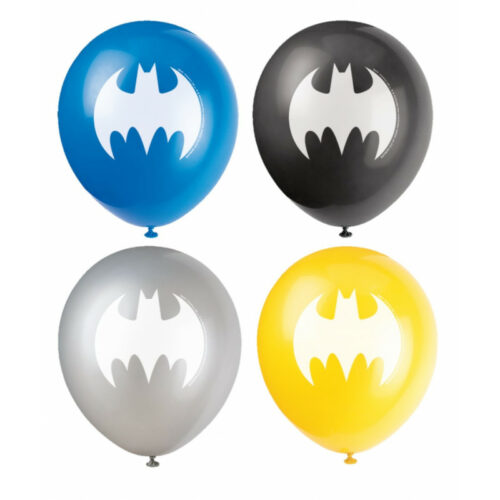 Festivitre 8 Ballons Latex 30 Cm Assortis Batman Avril 2021