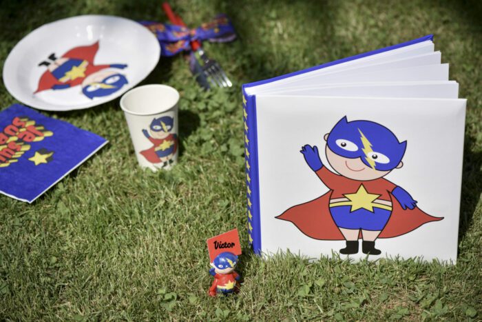 LIVRE D'OR SUPER HEROS BOY BLEU – Image 4