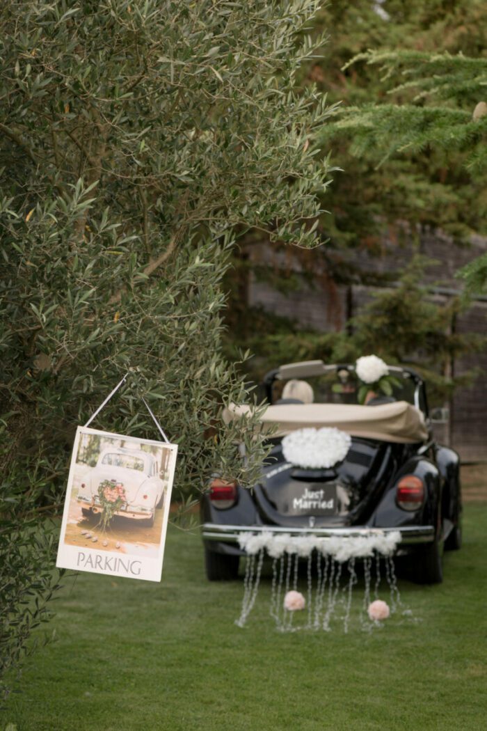 PANCARTE WEDDING CLIC PARKING