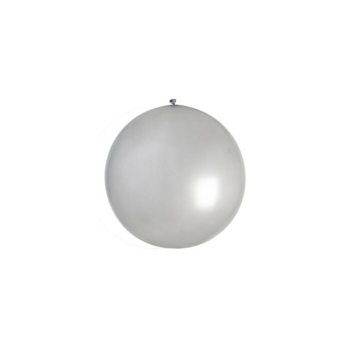 Festivitre Ballon Geant Metal Uni 90cm Argent