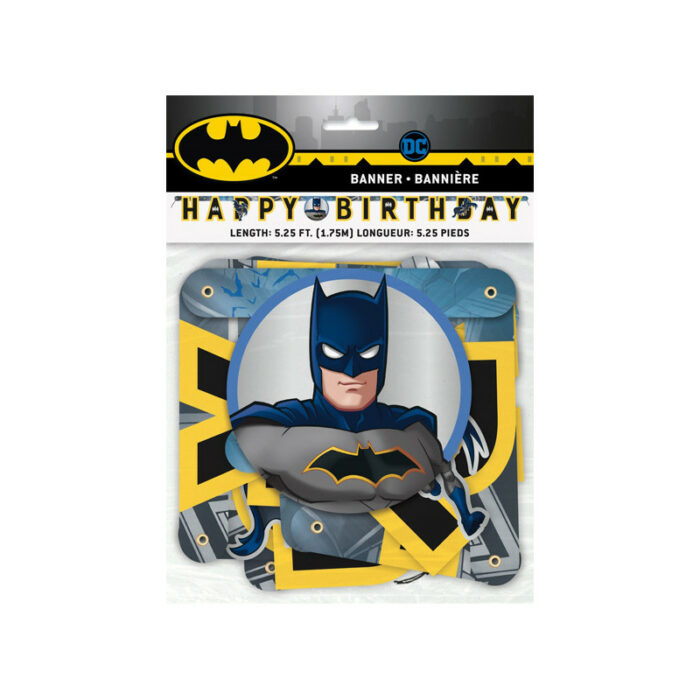 Festivitre Banniere Lettre Happy Birthday Batman Avril 2021
