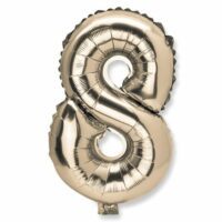 BALLON METAL OR CHIFFRE 8 – Image 2