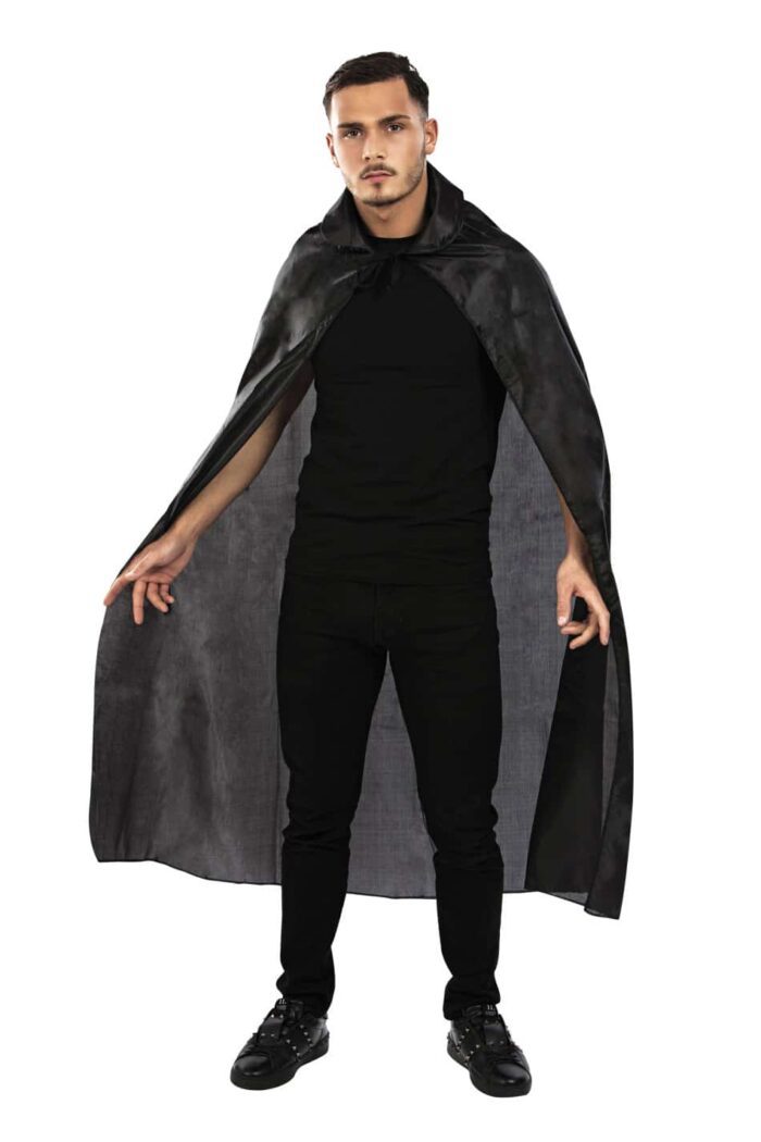 CAPE AVEC COL - 1,30M - NOIR