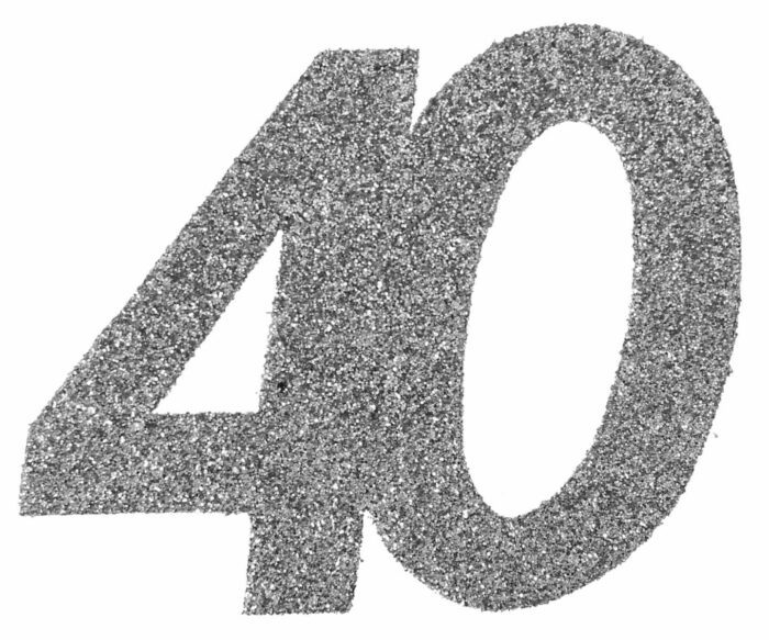 CONFETTIS DÉCO 40 PAILLETÉ ARGENT PAR 6