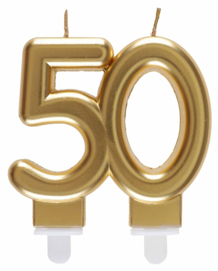 BOUGIE AGE OR 50 ANS