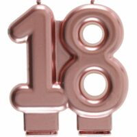 BOUGIE AGE ROSE GOLD 18 ANS