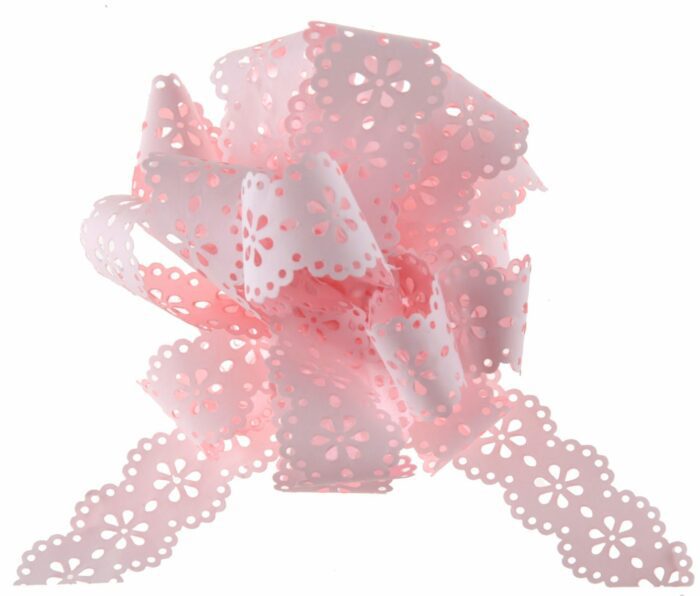 NOEUD AUTOMATIQUE FLEUR PAR 5 - BLANC – Image 3
