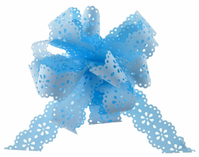 NOEUD AUTOMATIQUE FLEUR PAR 5 - BLEU – Image 2