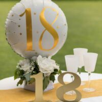 BALLON ALU BLANC 30 ANS – Image 2