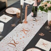 CHEMIN DE TABLE 18 ANS ROSE GOLD – Image 3