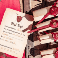 Lot de 8 cartes d'invitation anniversaire Chevalier – Image 3