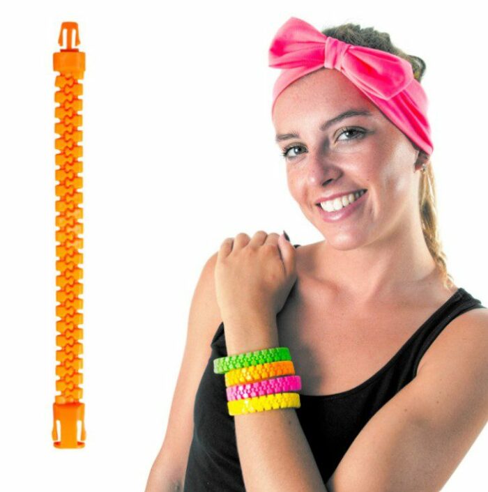BRACELET ZIP ORANGE