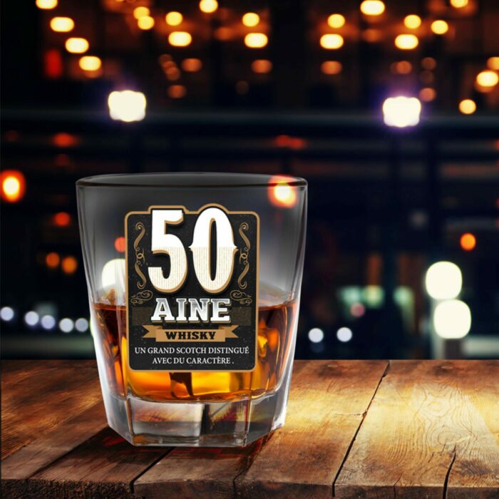 VERRE A WHISKY 50AINE