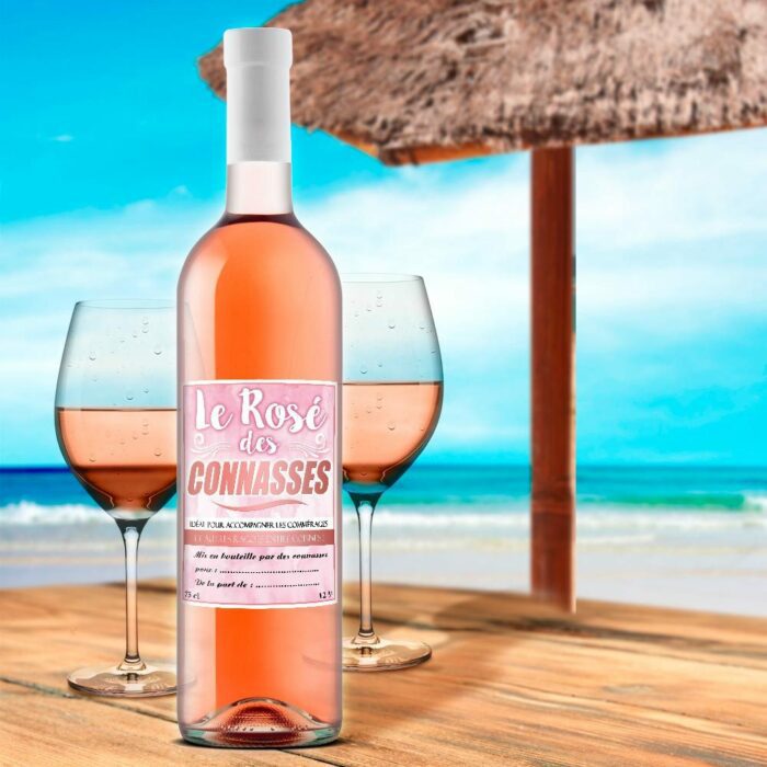 VIN ROSE HUMORISTIQUE CONNASSES