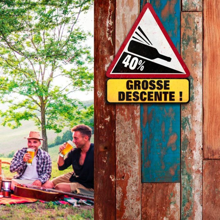 PANNEAU "GROSSE DESCENTE"
