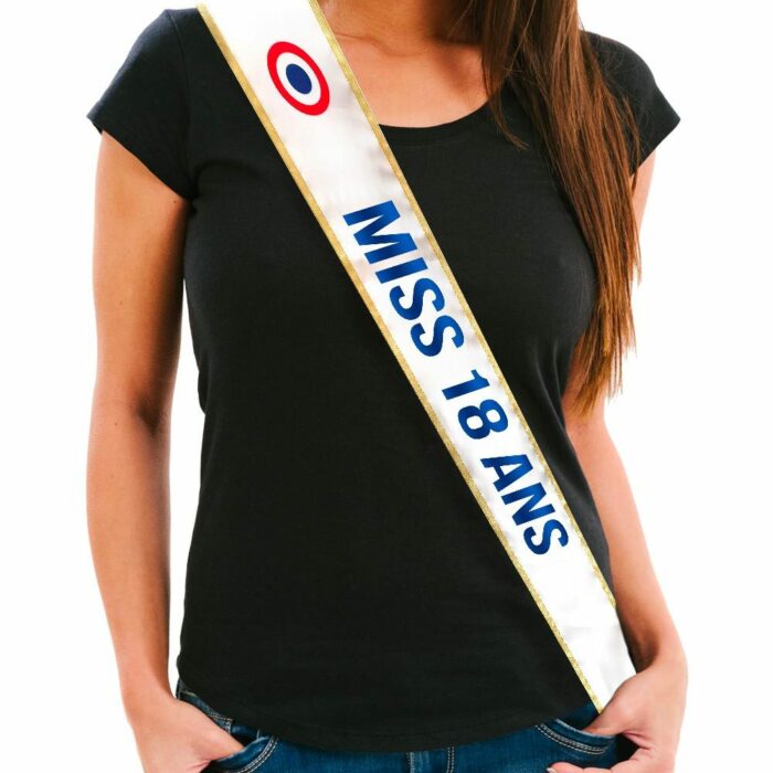 ÉCHARPE MISS 18ANS