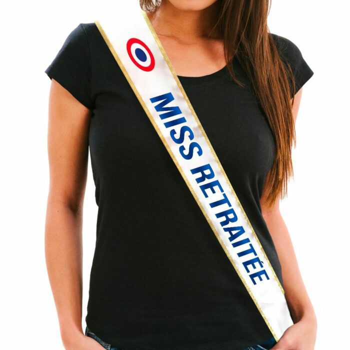 ÉCHARPE MISS RETRAITÉE