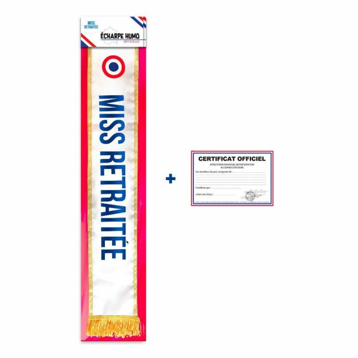 ÉCHARPE MISS RETRAITÉE – Image 2