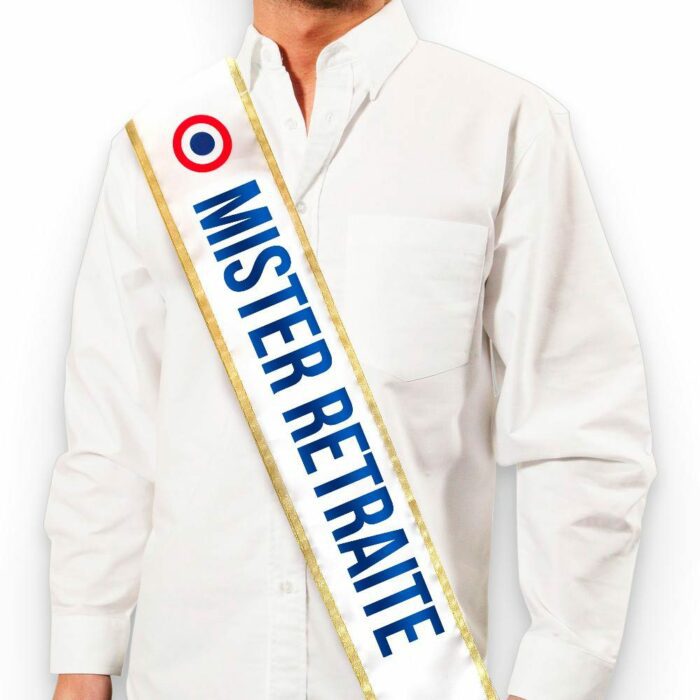 ÉCHARPE MISTER RETRAITE