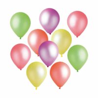 10 BALLONS LATEX FLUO 26CM – Image 2