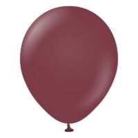 25 BALLONS BORDEAUX 13 CM