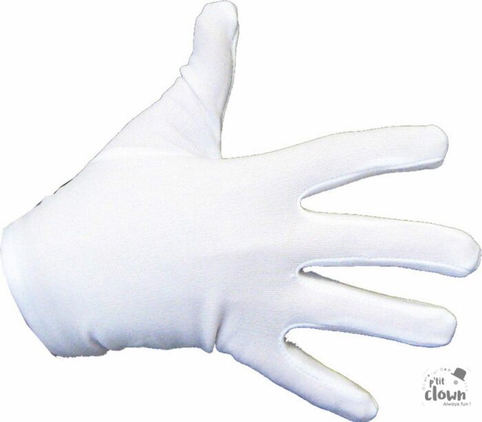 Gants courts - enfant - blanc