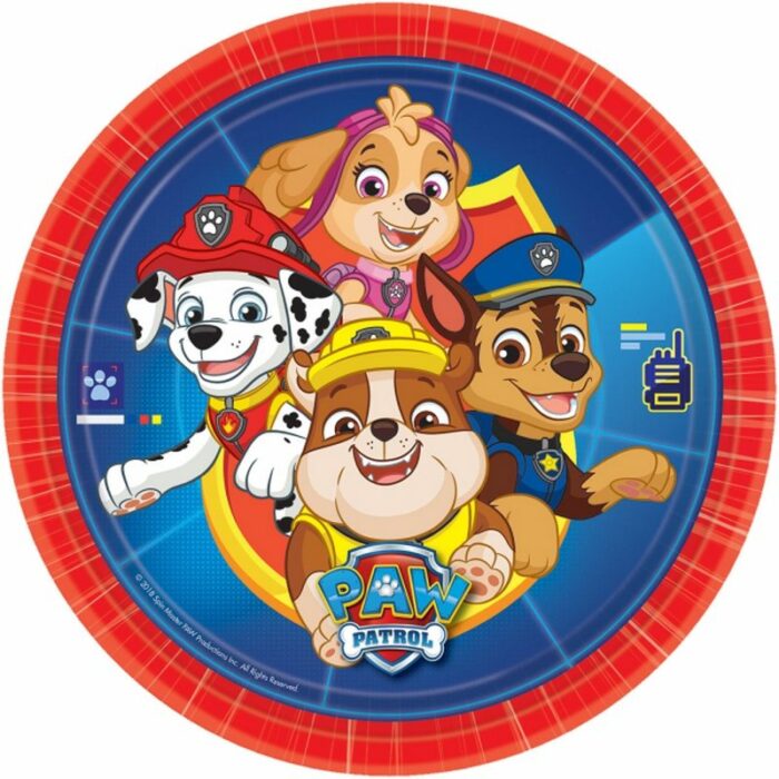 8 ASSIETTES RONDES PAT PATROUILLE™