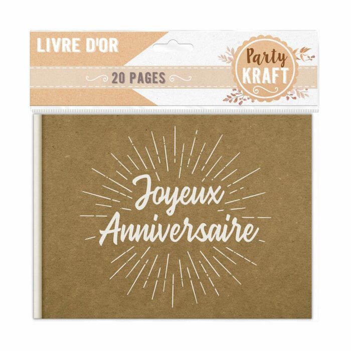 LIVRE D'OR JOYEUX ANNIVERSAIRE KRAFT – Image 3