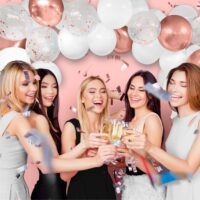 KIT ARCHE A BALLONS ROSE GOLD