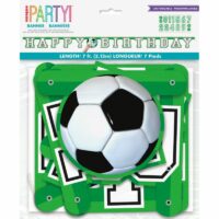 GUIRLANDE PERSONNALISABLE 3D FOOT HAPPY BIRTHDAY 213CM – Image 2