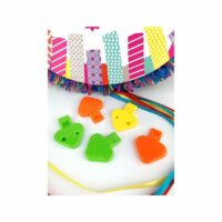 SET DE 5 SIFFLETS PLASTIQUES - JOUETS PINATA