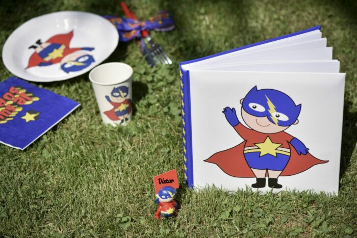 LIVRE D'OR SUPER HEROS BOY BLEU – Image 8